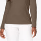 Karen Scott Women's Cotton Scoop Neck Top Brown Size Petite Small