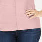 Charter Club Women's Pink Long Sleeve Crew Neck Top Plus Size 2X
