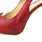 INC International Concepts Lucey Women Open Toe Leather Red Platform Heel Red Size 7.5