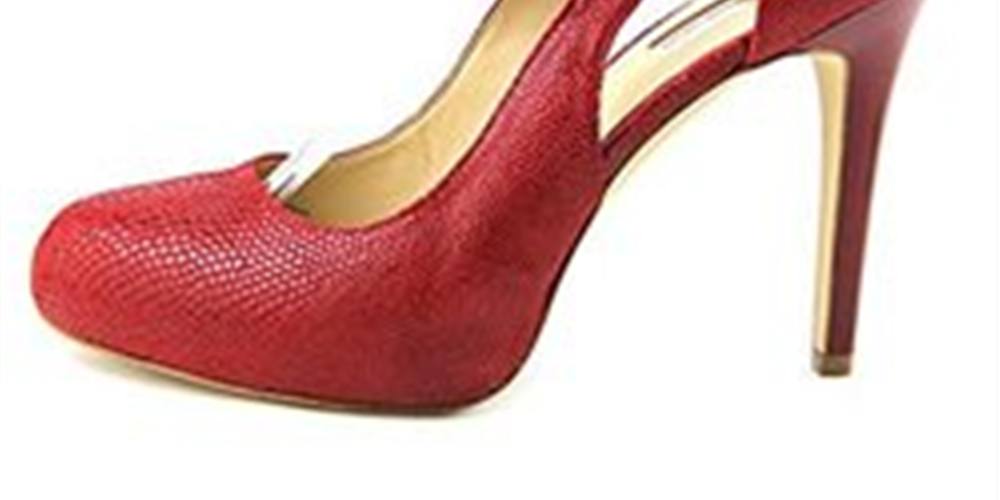 INC International Concepts Lucey Women Open Toe Leather Red Platform Heel Red Size 7.5