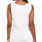 Karen Scott Women's Square Neck Tank Top White Size Small
