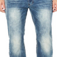 Buffalo Sandblasted Jeans Indigo Blue Size 30X32
