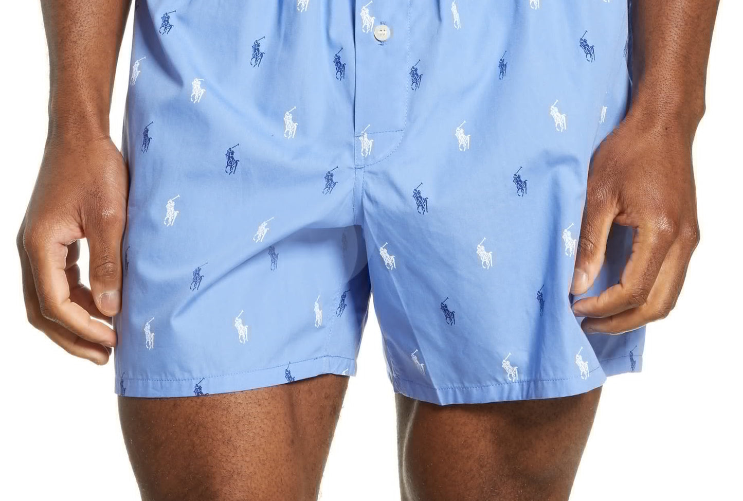 Polo Ralph Lauren Men's Cotton Boxers Blue Size Large