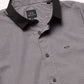 A|X Armani Exchange Men's Long Sleeve Button Shirt  Dobby Lanes Gray Size Large