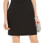 Connected Women's Lace Overlay Sheath Dress Black Size 12P