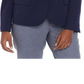 Anne Klein Womens One-Button Blazer Work Wear Business Blue Size 12
