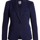 Anne Klein Womens One-Button Blazer Work Wear Business Blue Size 12