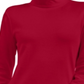 Karen Scott Petite Cotton Turtleneck Top - New Red Amore Red Size Petite S