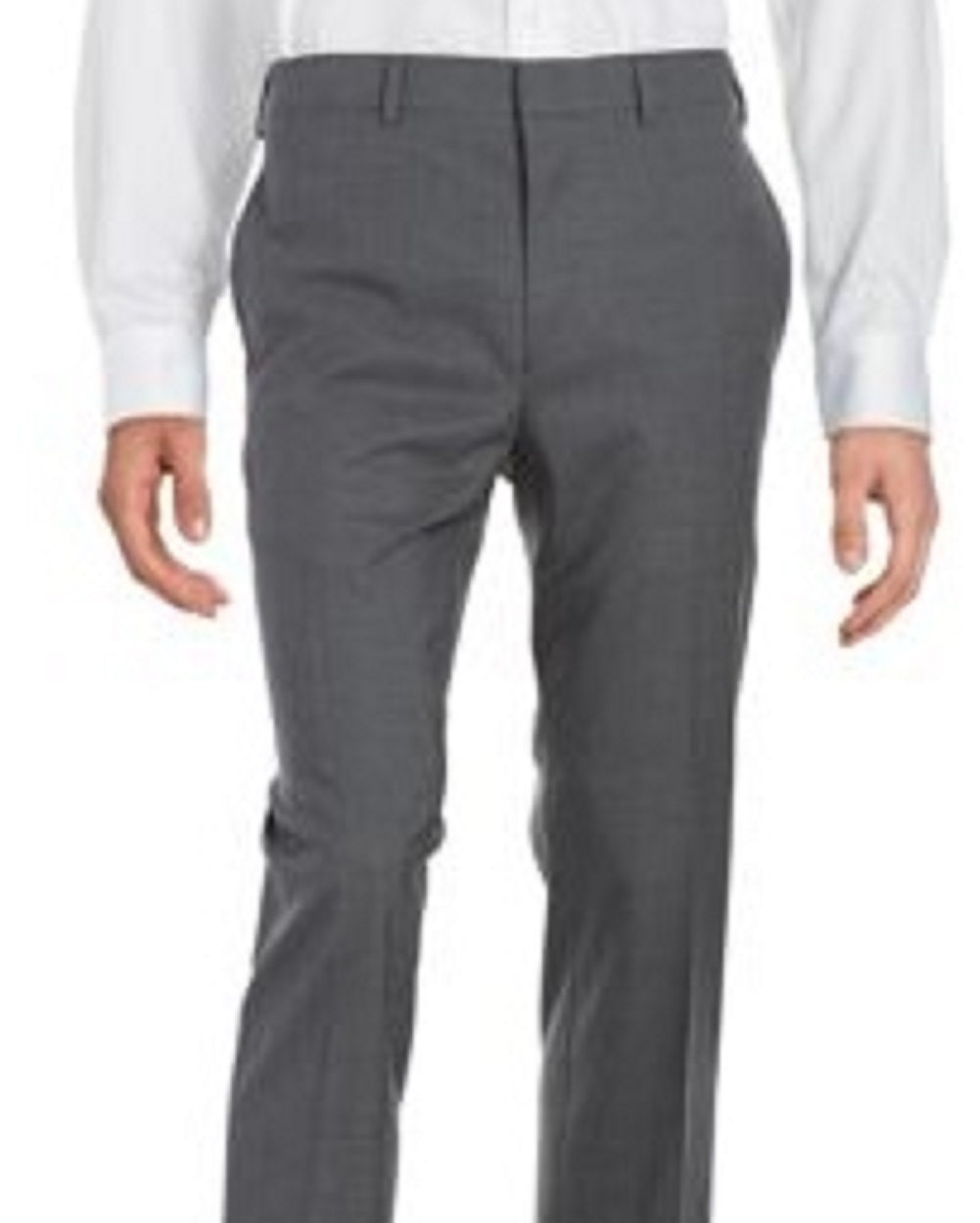 Ralph Lauren Men's Straight Leg Wool Pants Gray Size 34X30