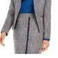 Calvin Klein Women's Blazer Wear to Work Jacket Blue Size 8