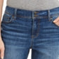 Style & Co Women's Distressed Bermuda Shorts Blue Size 4
