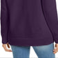 Karen Scott Women's Cotton Mock Neck Sweater Purple Size Small