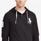 Ralph Lauren Men's Cotton Sweatshirt Hoodie Black Size Small