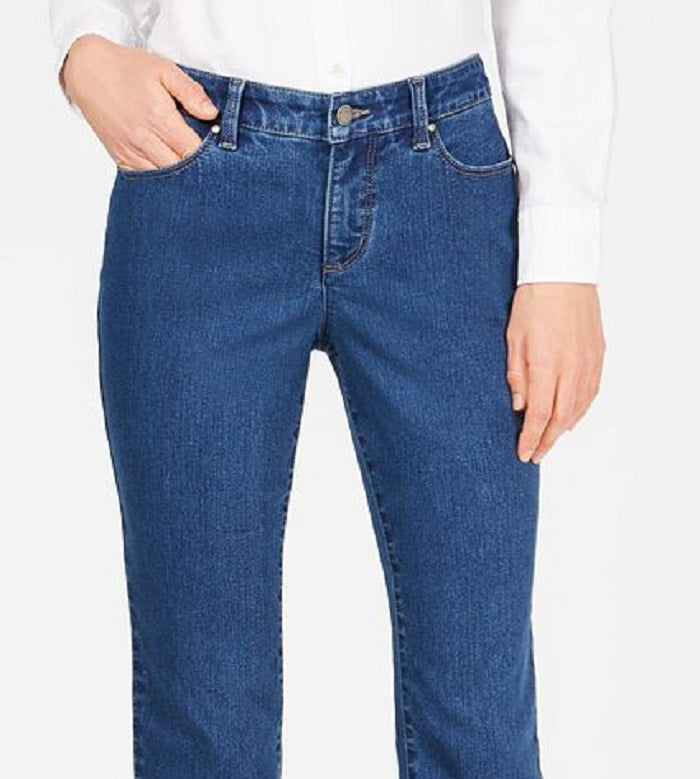 Charter Club Women's Bristol Skinny Leg Ankle Jeans Blue Size 2 Petite