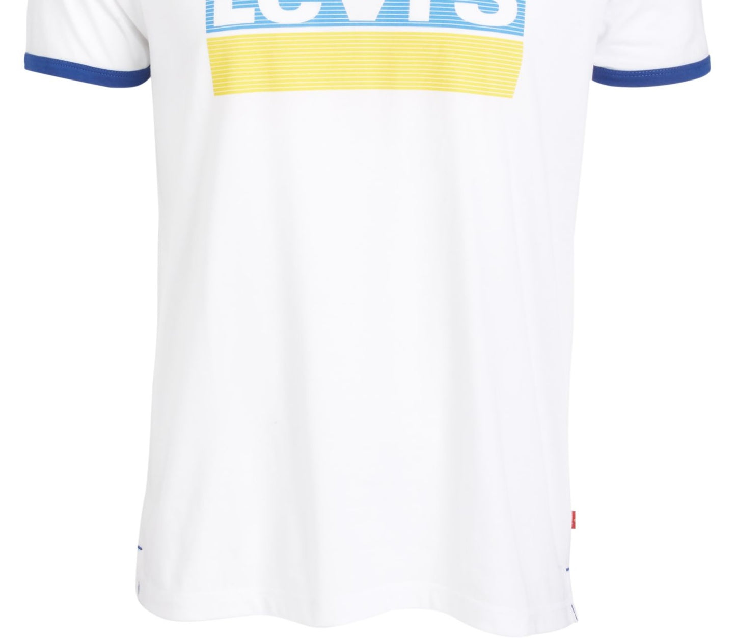 Levi's Men's Teesdale Logo T-Shirt White Size Medium