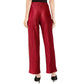 Alfani Women's Petite Knit Wide-Leg Pant  Malbec Red Size Petite S