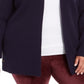 Style & Co Women's Button Trim Cardigan Blue Size 3X