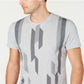 Alfani Men's Printed Short Sleeve T-Shirt Gray Size XX-Large