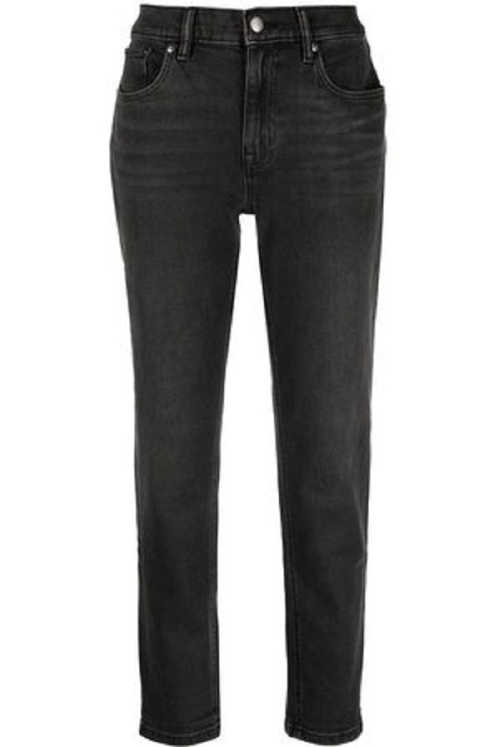 Ralph Lauren Women's Front Button Pockets Denim Jeans Black Size 12