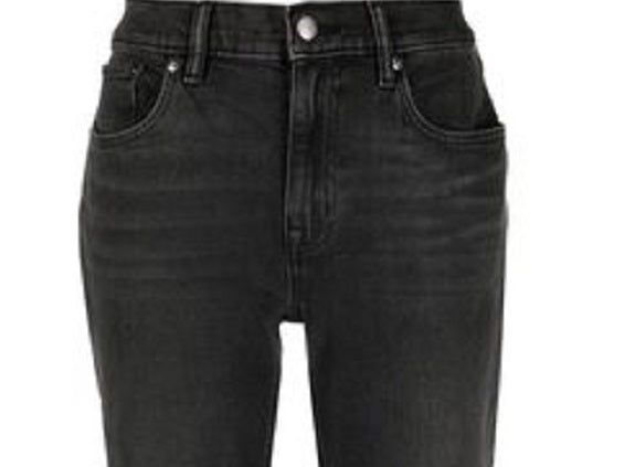 Ralph Lauren Women's Front Button Pockets Denim Jeans Black Size 12