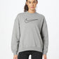 Nike Women's Sportovn Mikina Dry Top Gray Size S