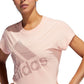 Adidas Women's Badge of Sport T-Shirt Pink Size Medium