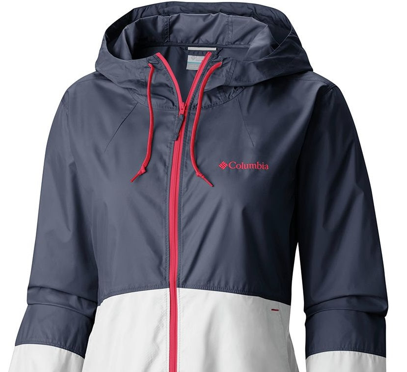 Columbia Women's Flash Forward Windbreaker Jacket Blue Size Medium