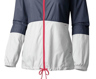 Columbia Women's Flash Forward Windbreaker Jacket Blue Size Medium