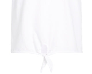 Champion Toddler Girl's Logo Print Tie Front T-Shirt White Size 2T