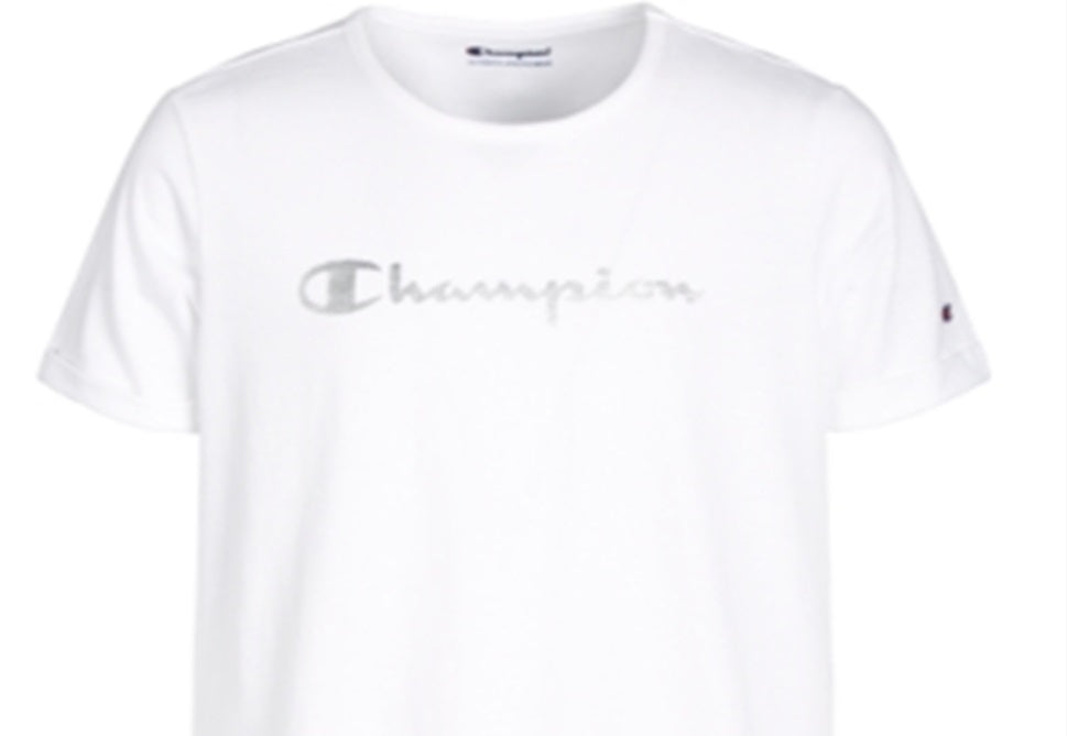Champion Toddler Girl's Logo Print Tie Front T-Shirt White Size 2T
