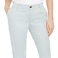 Style & Co Women's Cotton Bootcut Chino Pants Blue Size 8