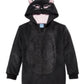 Max & Olivia Little & Big Girl's Cat Coverall Pajama Black Size M