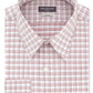 Van Heusen Men's Wrinkle Resistant Plaid Dress Shirt Red Size 4XL