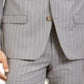 Ralph Lauren Men's Classic Fit UltraFlex Stretch Stripe Suit Separate Jacket Gray Size 42