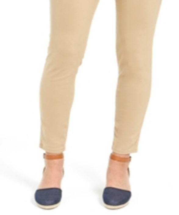 Style & Co Women's Curvy Fit Skinny Fashion Jeans Brown Size 12