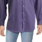 Alfani Men's Regular Fit Officewear Button Down Shirt Purple Size M-15-15.5-32/33