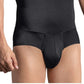 Leo Men's Extra High Waisted Moderate Shaping Brief Black Size Large