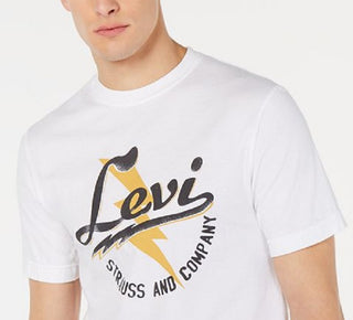 Levi's Men's Logo T-Shirt White Size Small