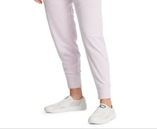 DKNY Women's Sport Velour Logo Print Joggers Pink Size Small