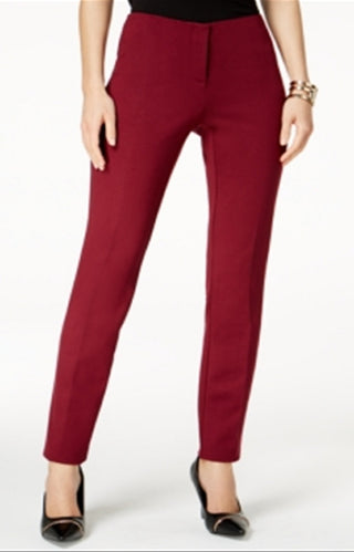 Alfani Women's Hollywood Skinny Pants Red Size 0 Petite