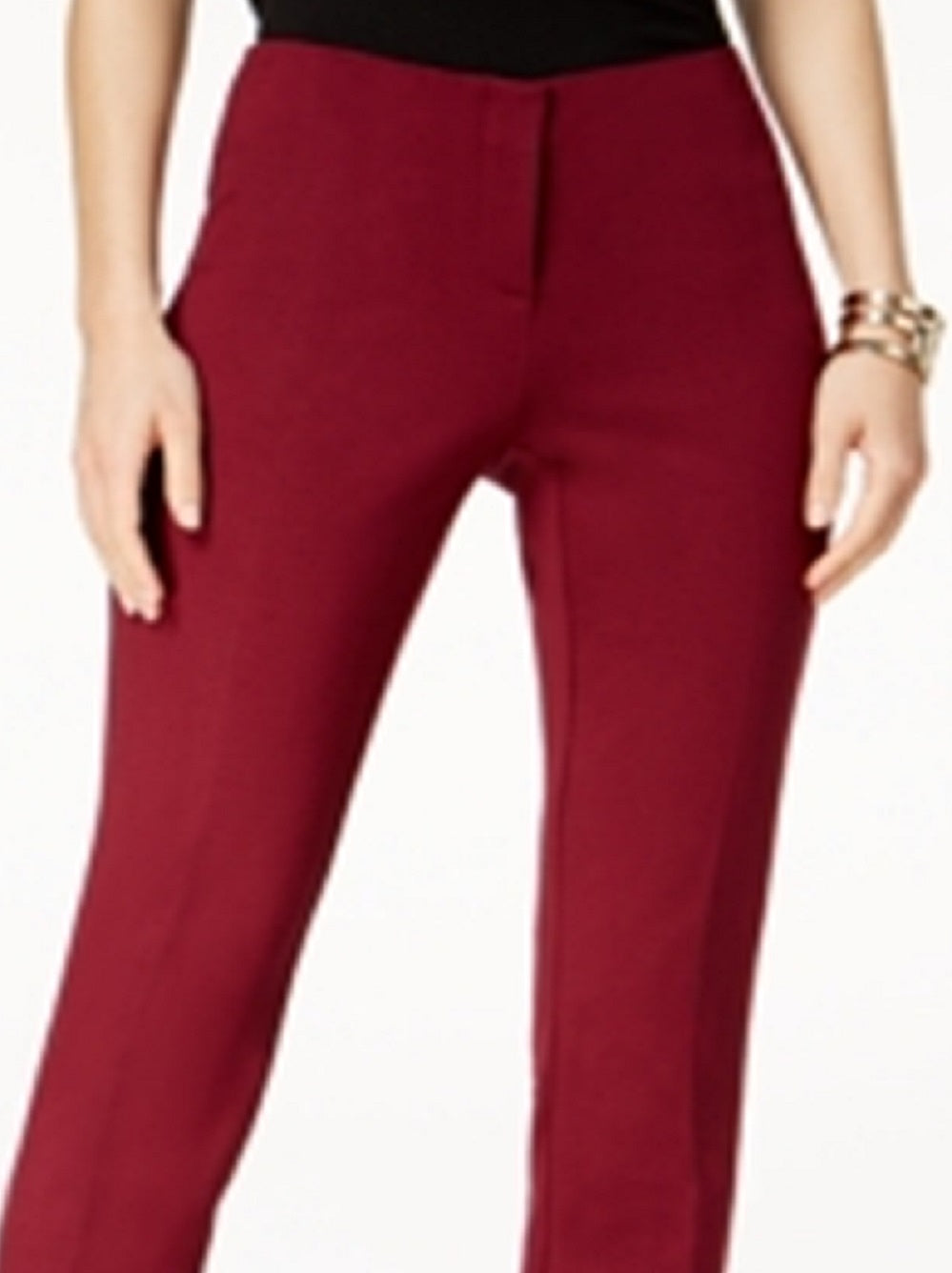 Alfani Women's Hollywood Skinny Pants Red Size 0 Petite