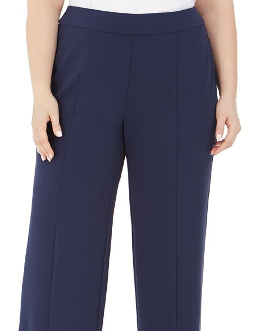 JM Collection Women's SeaPants Blue Size Petite Small