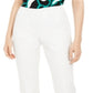 Alfani Women's Lace Hem Ankle Pants White Size 4 Petite