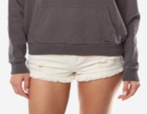 O'Neill Junior's Pismo Tropics Graphic Print Fleece Hoodie Gray Size Small