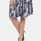 New York Collective Women's Sleeveless V Neck Godet Dress Blue Size Large