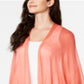 INC International Concepts Women's Knit Wrap Pink Size Regular