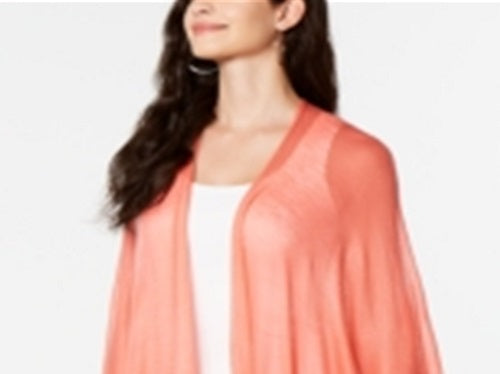 INC International Concepts Women's Knit Wrap Pink Size Regular
