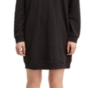 Levi's Women's Crew Sweatshirt Dress Black Size Small