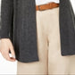 Charter Club Women's Nicki Cashmere Open Front Cardigan Gray Size Petite XL