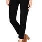 Style & Co Women's Corduroy Tummy Slimming Slim Leg Jeans Black Size 6 Petite